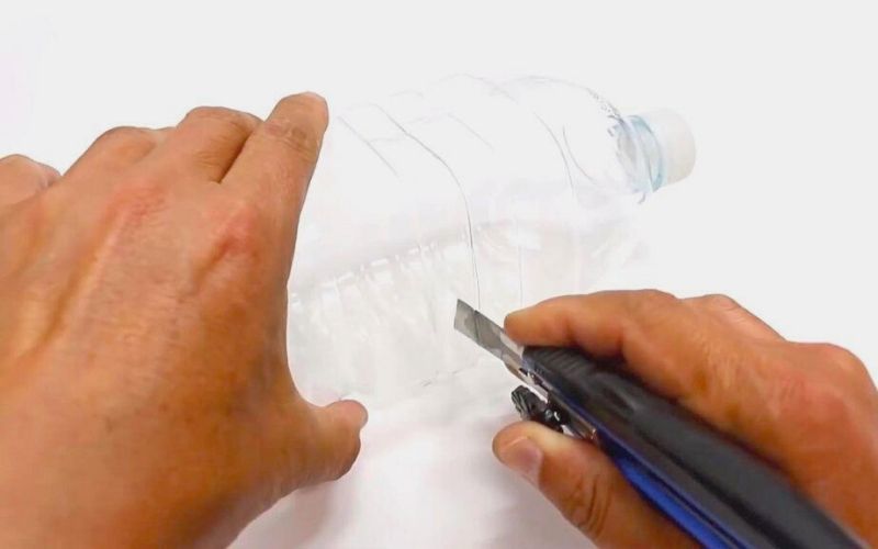 cách làm bẫy chuột bằng chai nước khoáng, làm bẫy chuột bằng chai nhựa, cách làm bẫy chuột