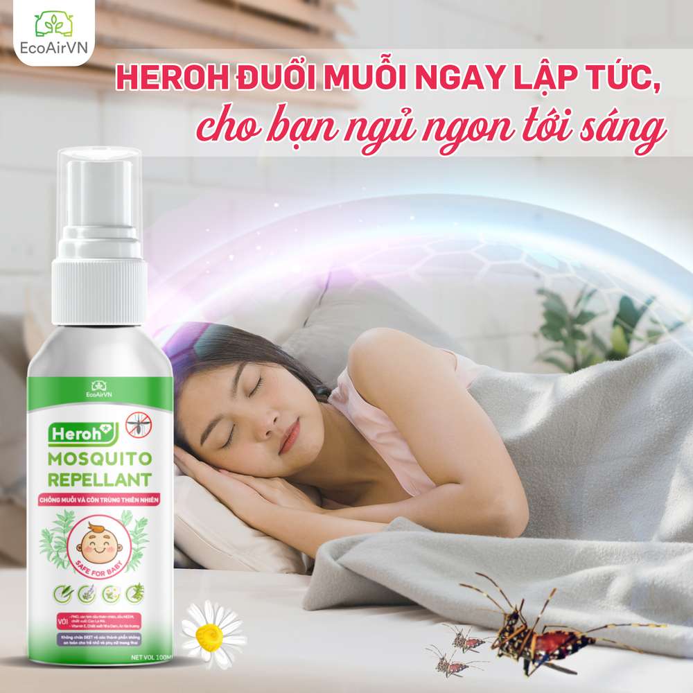 cách đuổi muỗi trong phòng ngủ, cách đuổi muỗi, cách đuổi muỗi tự nhiên, xịt chống muỗi thiên nhiên, xịt chống muỗi