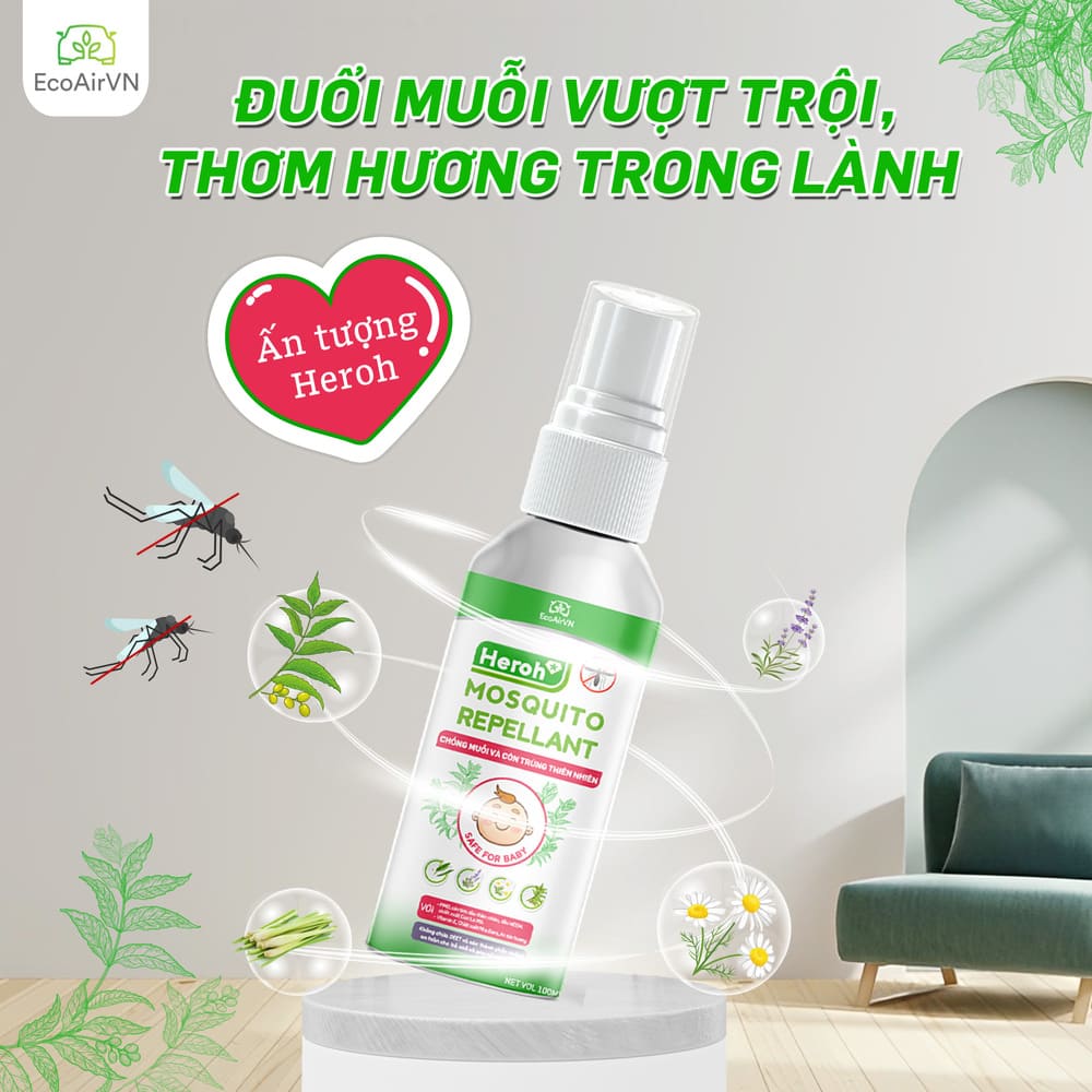 cách đuổi muỗi trong nhà vệ sinh, xịt chống muỗi thiên nhiên, xịt chống muỗi, xịt muỗi thiên nhiên, xịt chống muỗi thiên nhiên heroh