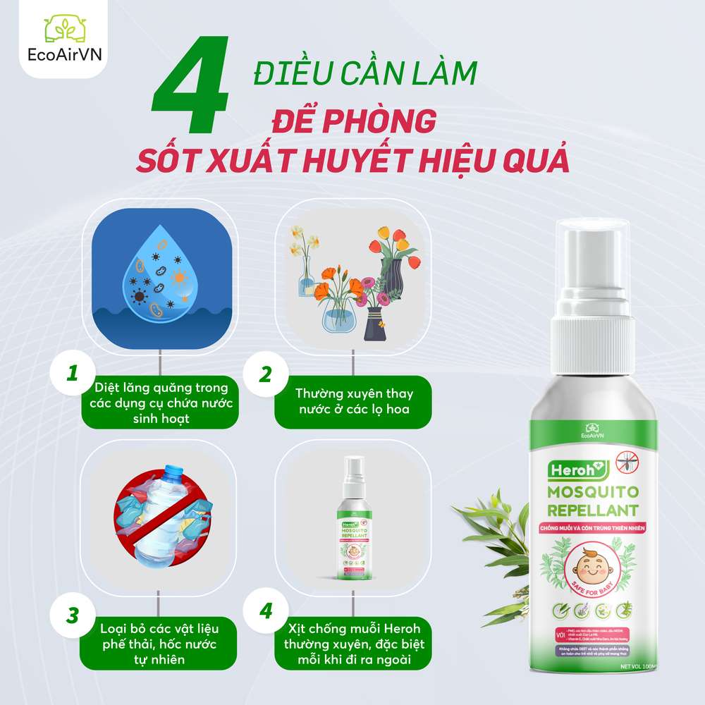 xịt chống muỗi thiên nhiên, xịt chống muỗi, xịt muỗi thiên nhiên, xịt chống muỗi thiên nhiên heroh