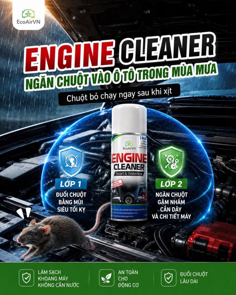 xịt chống chuột ô tô, xịt chuột ô tô
