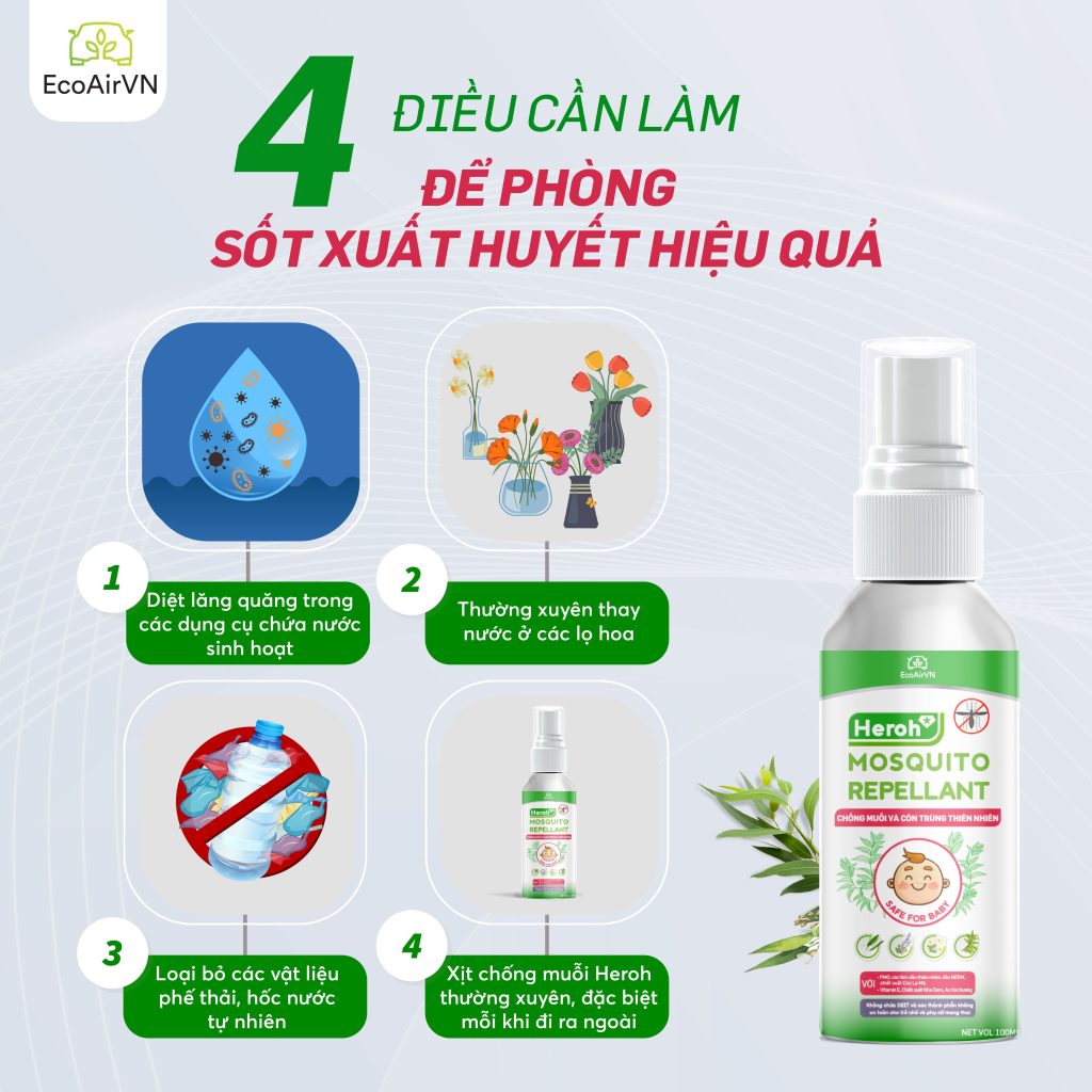 cách chống muỗi phòng sốt xuất huyết, cách đuổi muỗi, cách đuổi muỗi tự nhiên, xịt chống muỗi thiên nhiên, xịt chống muỗi, xịt muỗi thiên nhiên, xịt chống muỗi thiên nhiên heroh