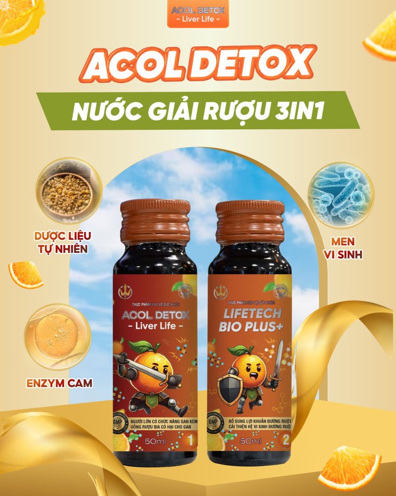 cách giải rượu bia, cách giải bia, cách giải rượu, thức uống giải rượu, giải rượu, nước giải rượu, thức uống giải rượu Acol Detox