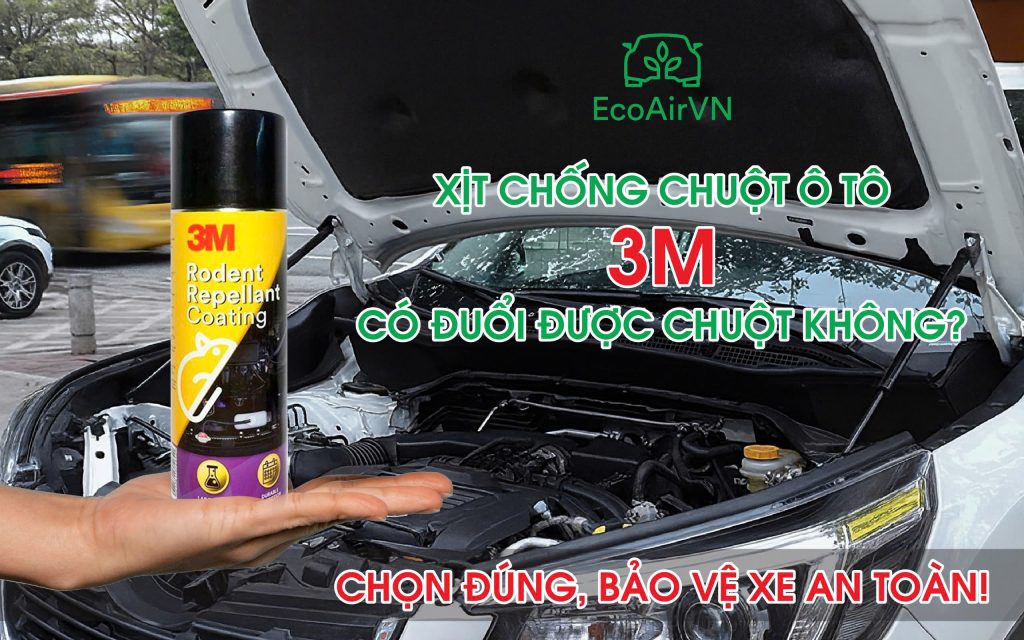 xịt chống chuột ô tô 3M có đuổi được chuột không?