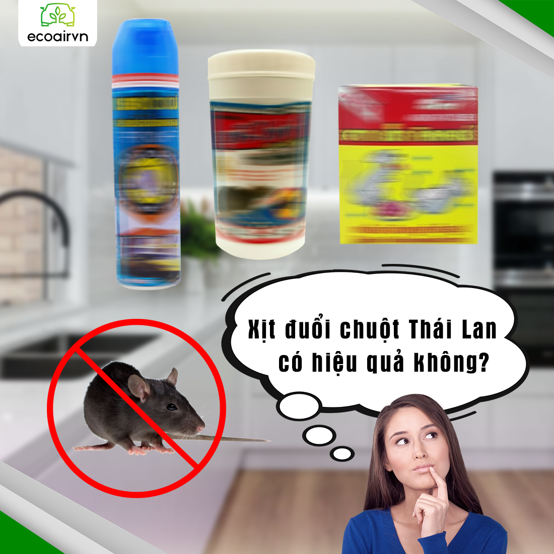 xịt đuổi chuột Thái Lan có hiệu quả không