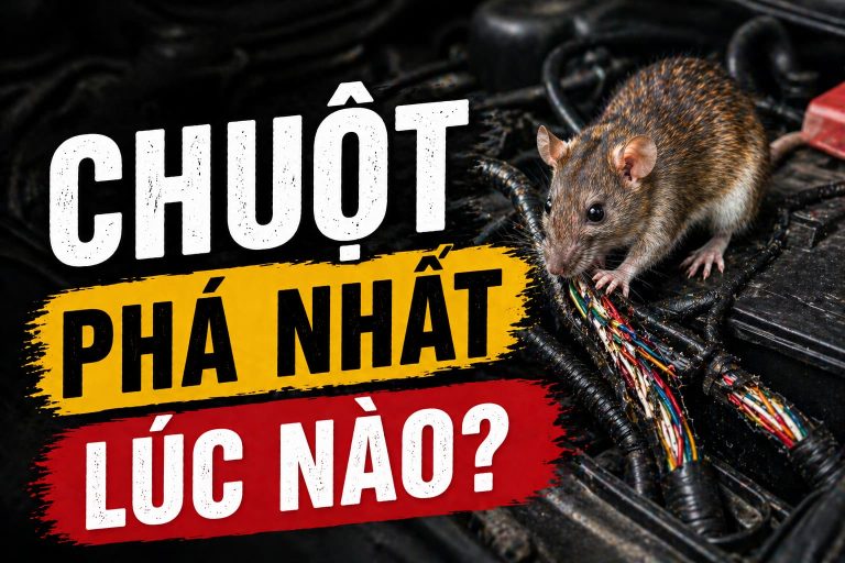 Chuột hoạt động mạnh nhất lúc mấy giờ?