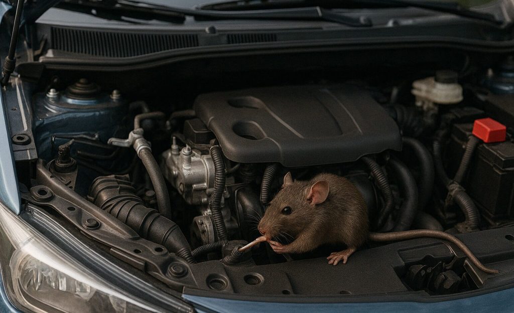 chuột có hoảng sợ khi nghe tiếng còi ô tô, xịt chuột ô tô, engine cleaner