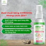 xịt muỗi thiên nhiên khác gì nhang muỗi, xịt muỗi thiên nhiên Heroh, xịt muỗi gia đình