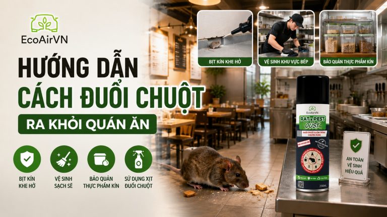 cách chống chuột cho quán ăn, rat & pest oust