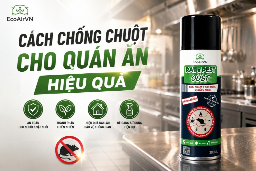 cách đuổi chuột ra khỏi quán ăn, rat & pest oust