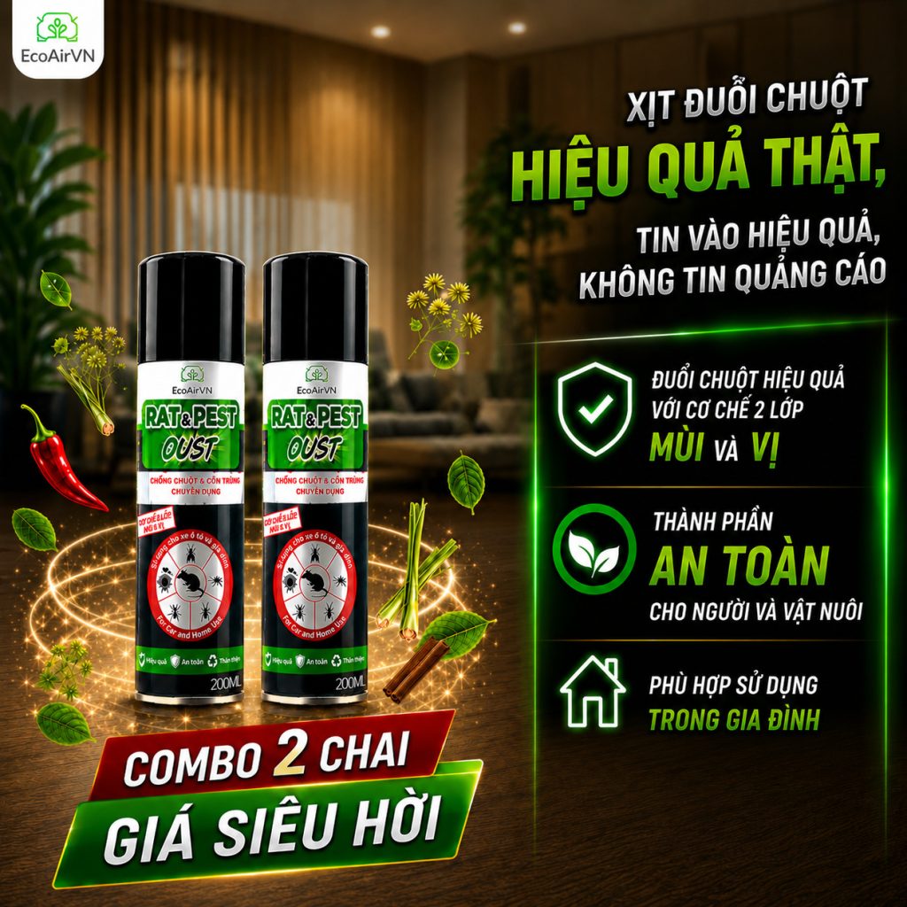 vì sao đuổi mãi không hết chuột, rat & pest oust