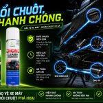 làm gì khi chuột chui vào xe máy, engine cleaner, rat & pest oust