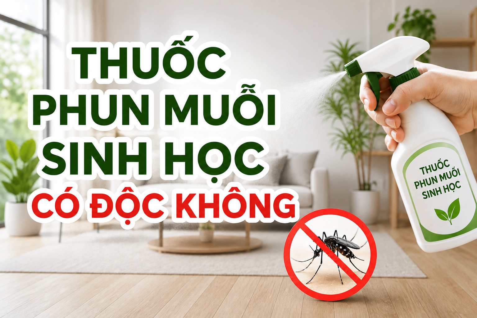 thuốc phun muỗi sinh học có độc không, xịt chống muỗi thiên nhiên heroh