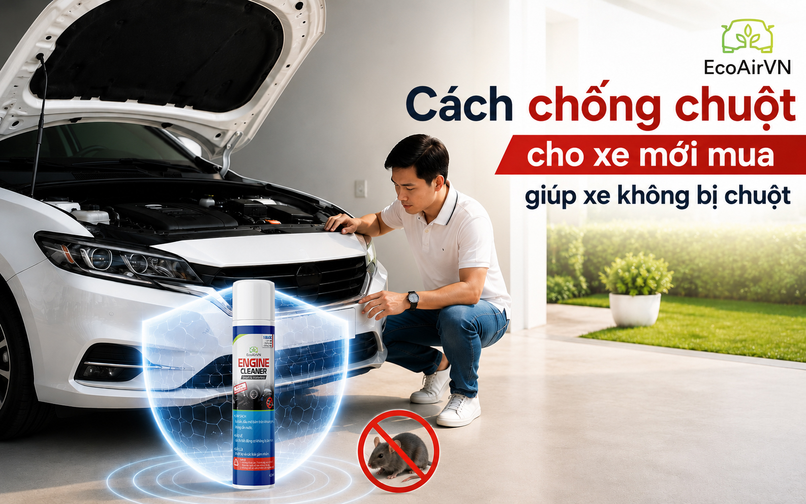 Cách chống chuột cho xe mới mua giúp xe không bị chuột