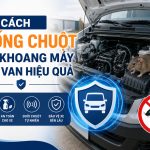 Cách chống chuột vào khoang máy ô tô van hiệu quả, engine cleaner