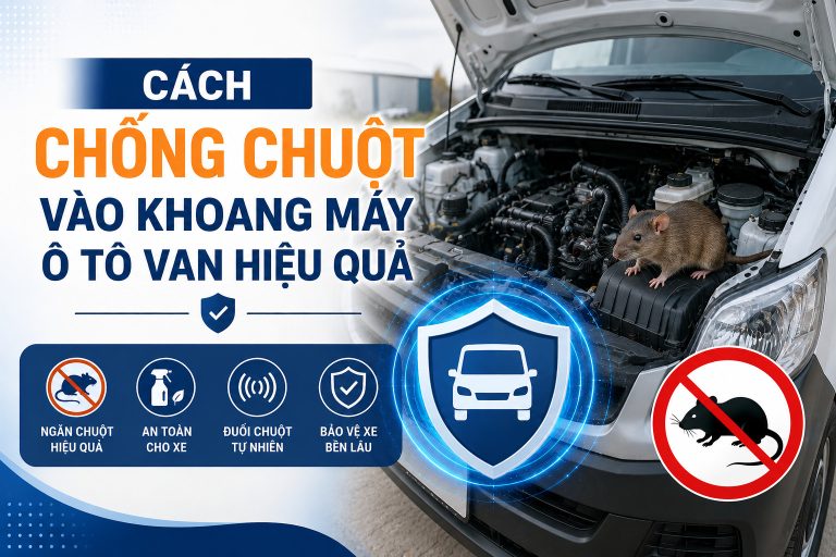 Cách chống chuột vào khoang máy ô tô van hiệu quả, engine cleaner