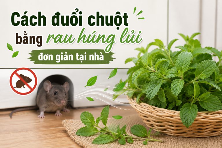 Cách đuổi chuột bằng rau húng lủi đơn giản tại nhà, rat & pest oust