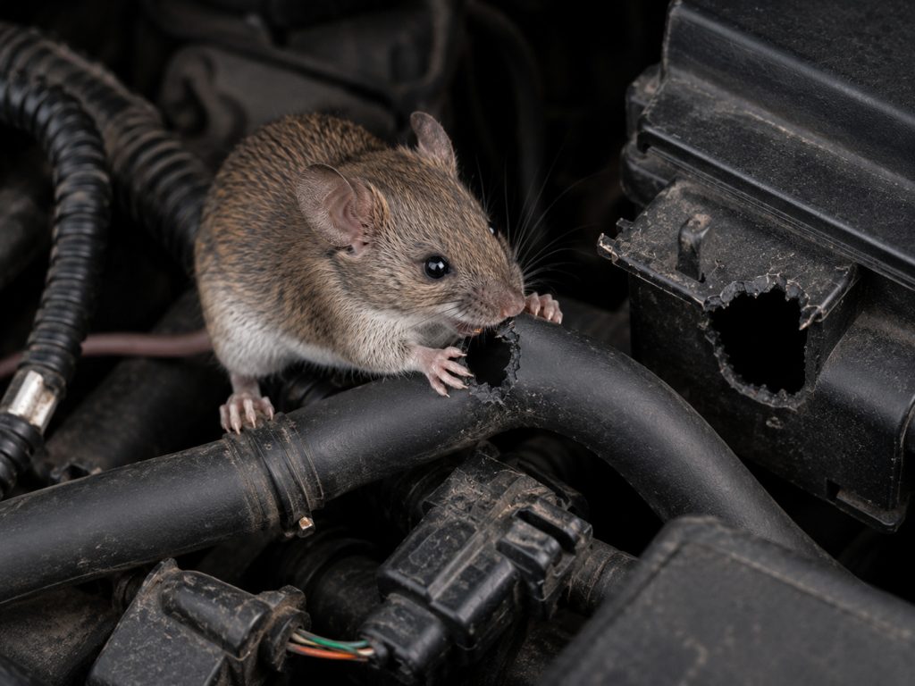 Chuột có thể cắn hỏng những gì trên ô tô? engine cleaner