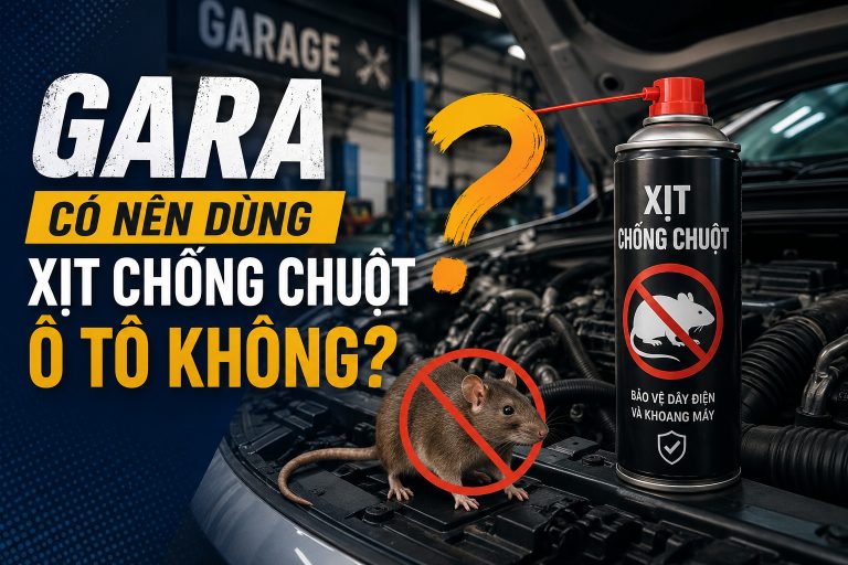 Gara có nên dùng xịt chống chuột ô tô không? engine cleaner