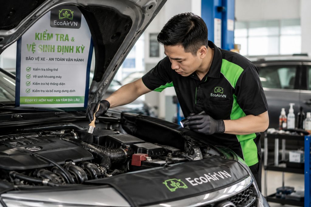 xe để lâu bị chuột cắn như thế nào, engine cleaner