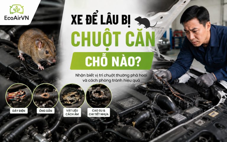 xe để lâu bị chuột cắn chỗ nào, engine cleaner