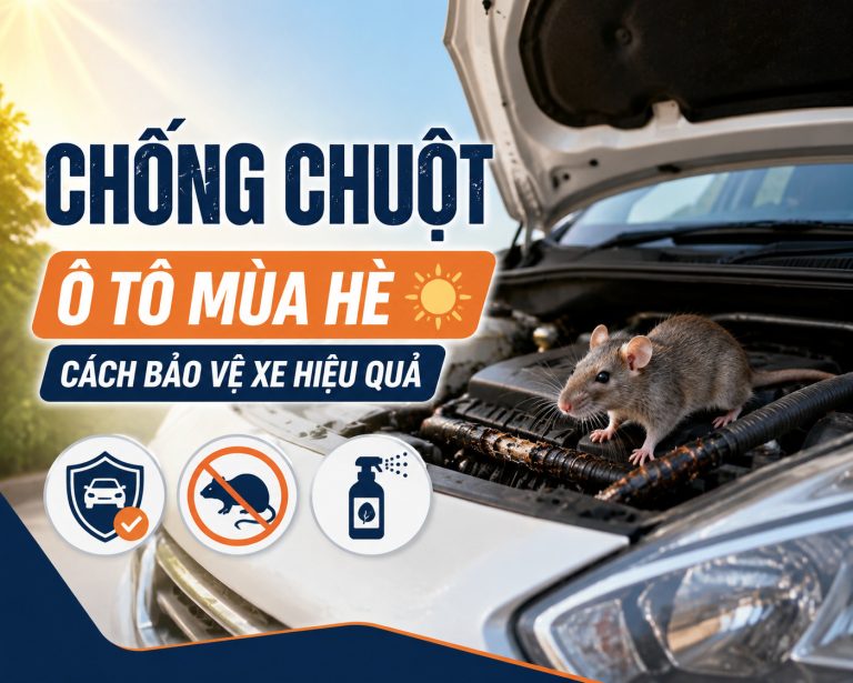 Chống chuột ô tô mùa hè - Cách bảo vệ xe hiệu quả, engine cleaner