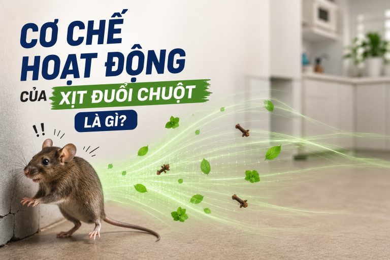 Cơ chế hoạt động của xịt đuổi chuột là gì?
