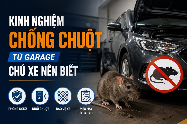 Kinh nghiệm chống chuột từ garage chủ xe nên biết