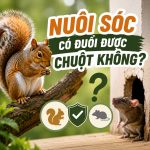 Nuôi sóc có đuổi được chuột không? rat & pest oust