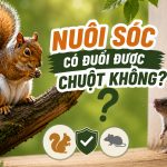 Nuôi sóc có đuổi được chuột không?