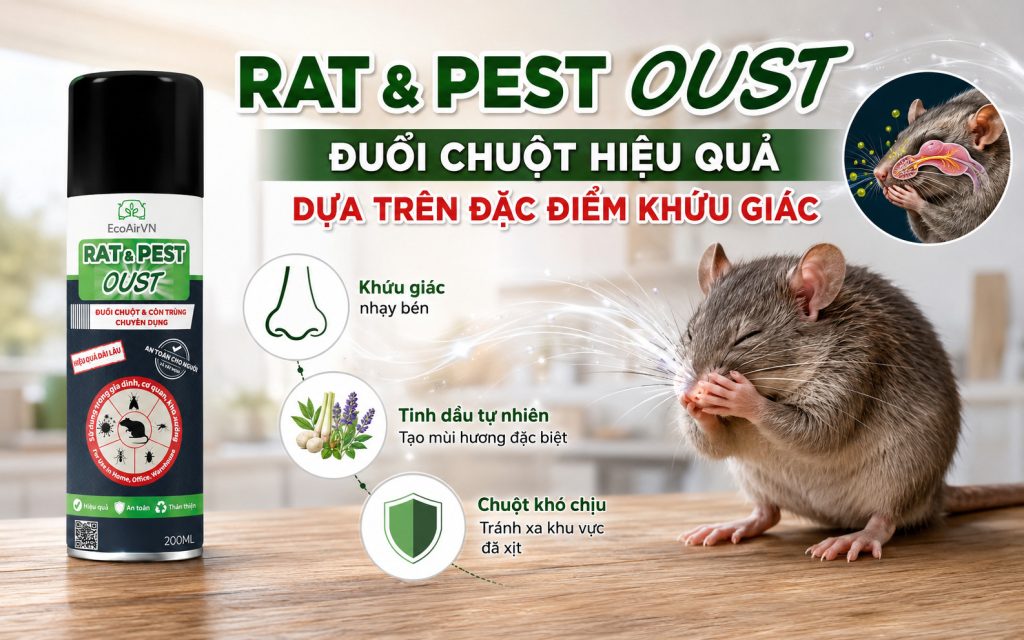 Chuột đánh hơi bằng gì? 