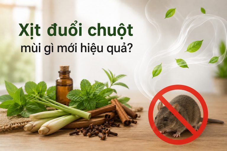 Xịt đuổi chuột mùi gì mới hiệu quả?
