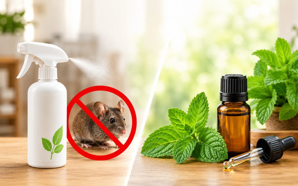 Nên dùng xịt đuổi chuột hay tinh dầu bạc hà? 