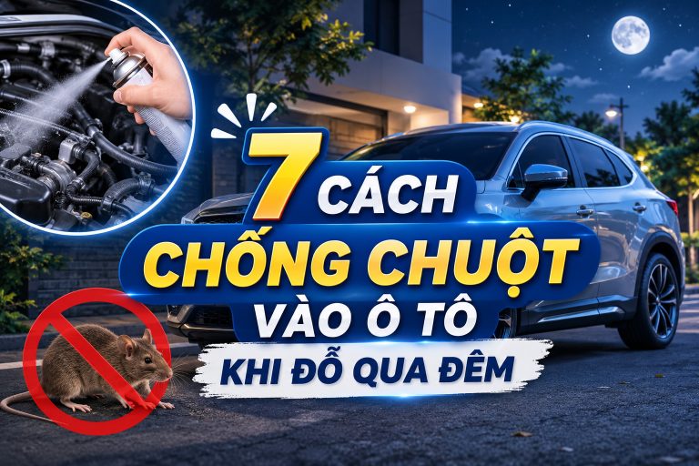 7 cách chống chuột vào ô tô khi đỗ qua đêm