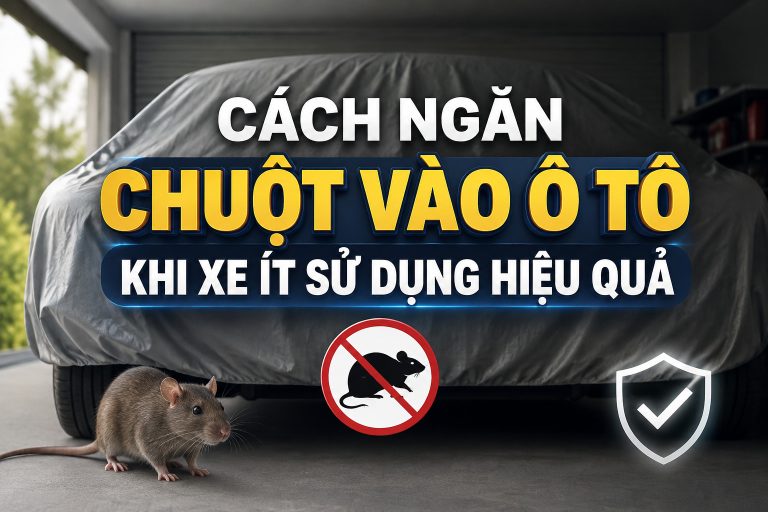 Cách ngăn chuột vào ô tô khi xe ít sử dụng hiệu quả 