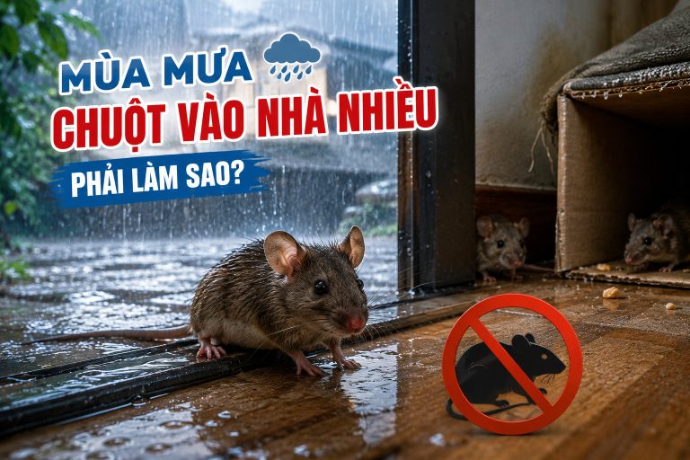 Mùa mưa chuột vào nhà nhiều phải làm sao?