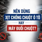 Nên dùng xịt chống chuột ô tô hay máy đuổi chuột? 