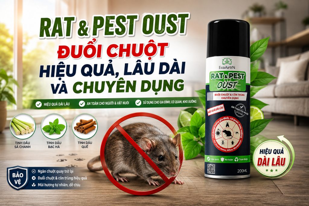 Có cần dọn xác chuột trước khi xịt đuổi chuột không?