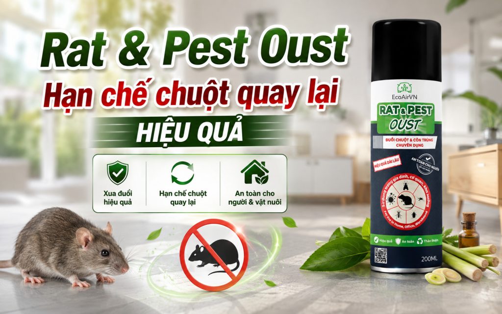 Cách đuổi chuột dịp Tết hiệu quả, giữ nhà sạch an toàn