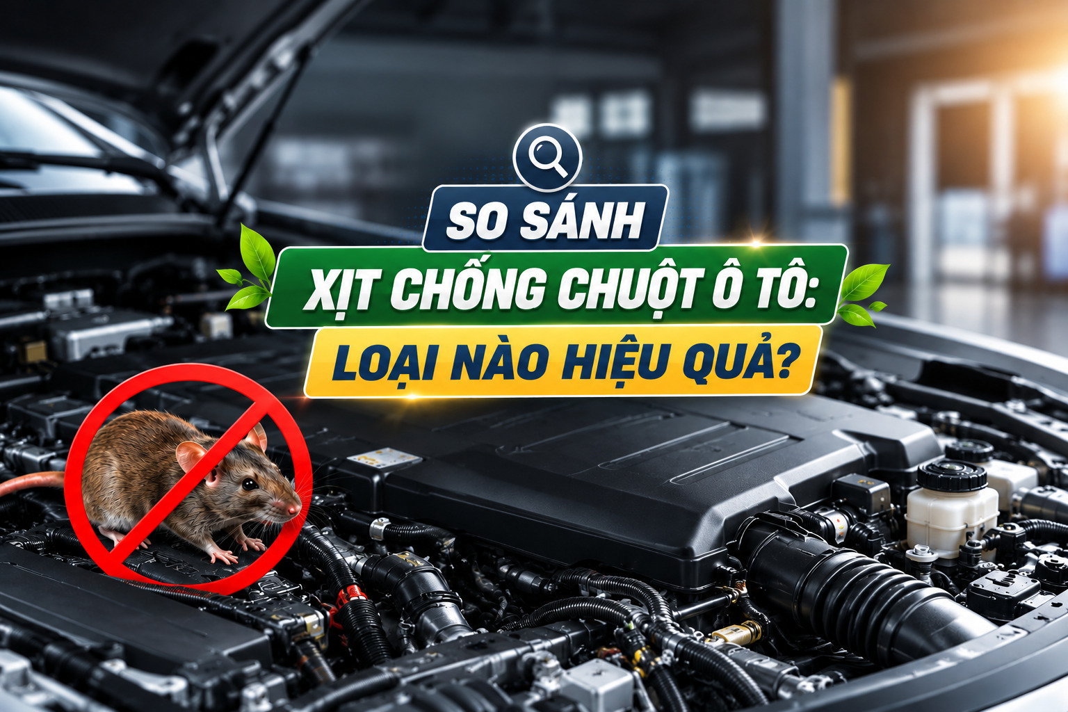 So sánh xịt chống chuột ô tô: loại nào hiệu quả?