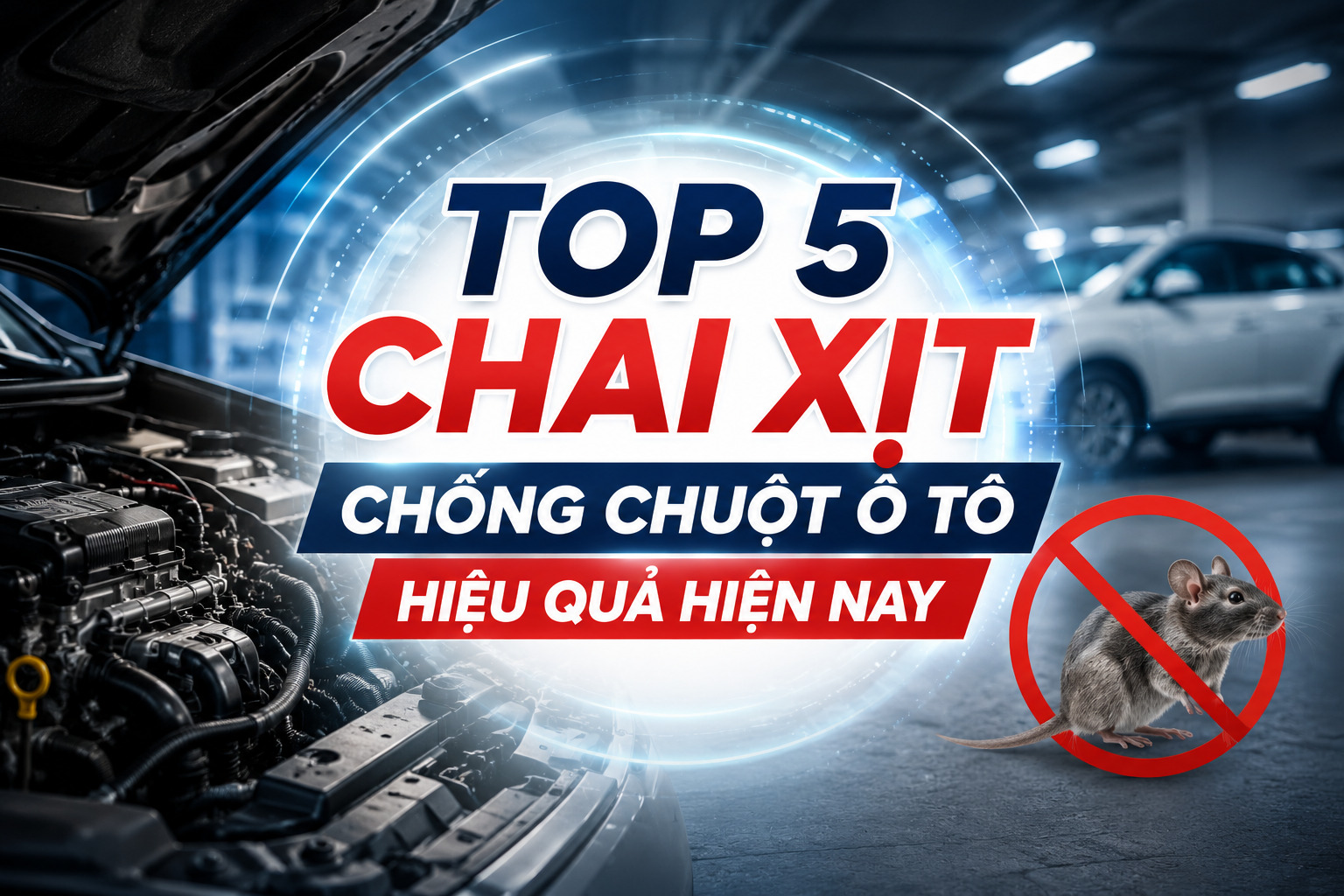 Top 5 chai xịt chống chuột ô tô hiệu quả hiện nay