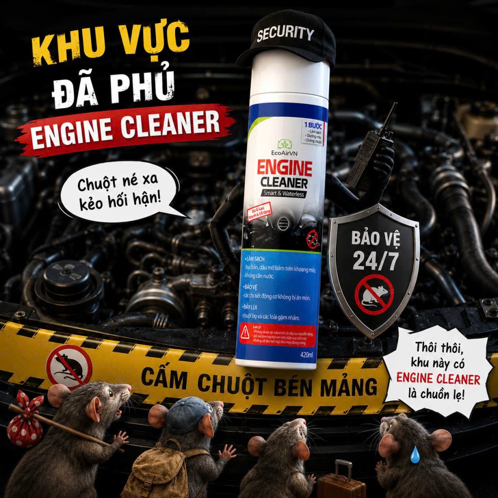 Nên dùng xịt chuột ô tô hay bẫy chuột? 