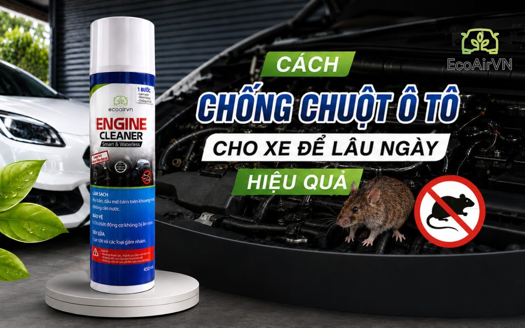 nên dùng xịt chống chuột ô tô hay tinh dầu