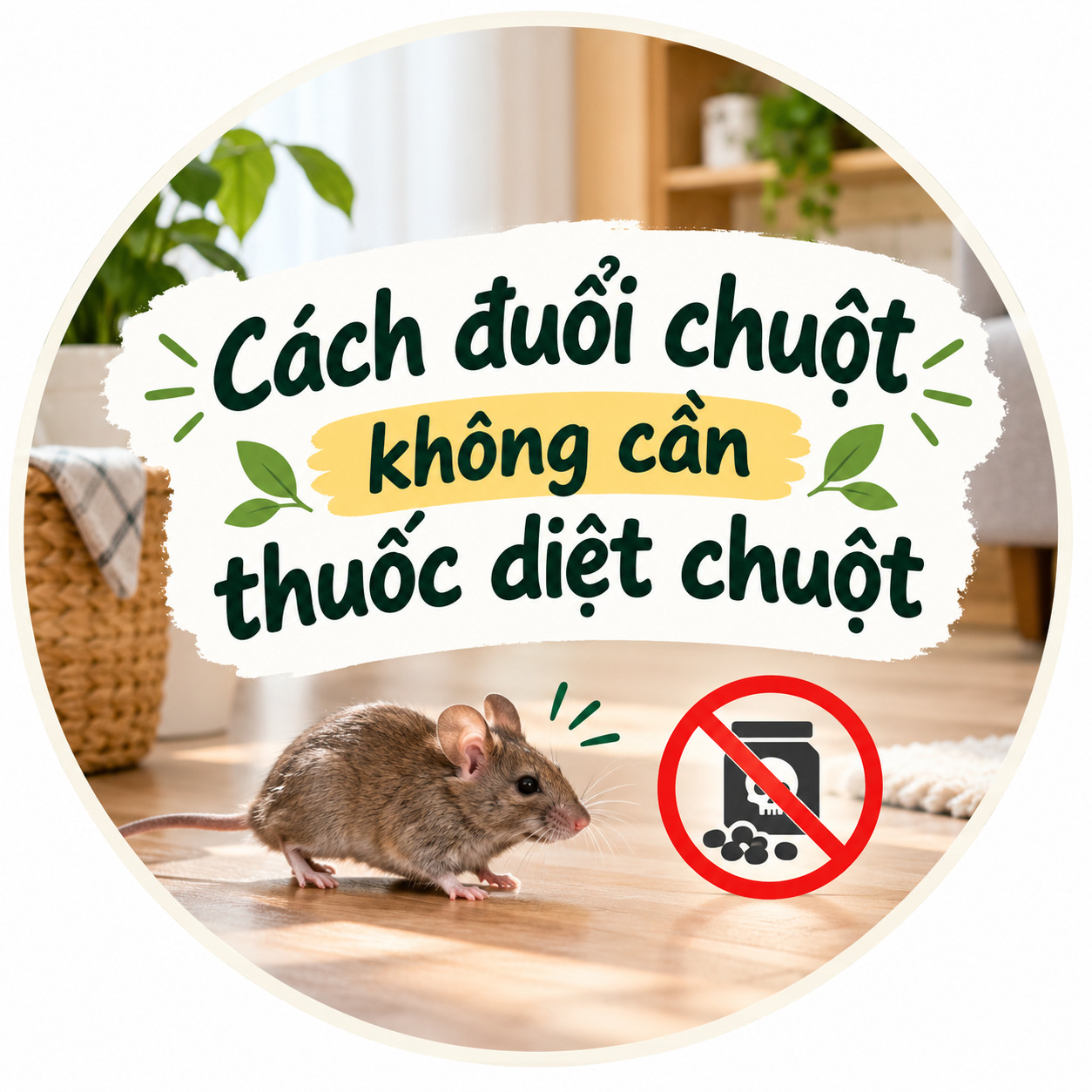 Cách đuổi chuột không cần thuốc diệt chuột 