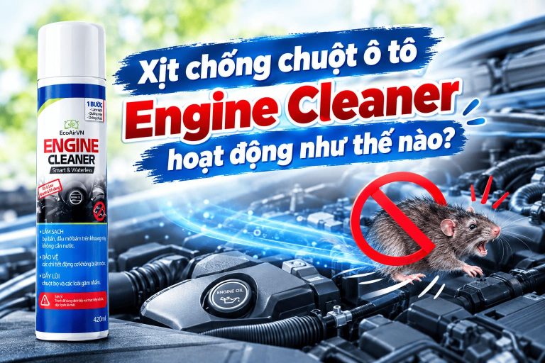 Xịt chống chuột ô tô Engine Cleaner hoạt động như thế nào?