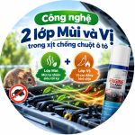 Công nghệ 2 lớp Mùi và Vị trong xịt chống chuột ô tô