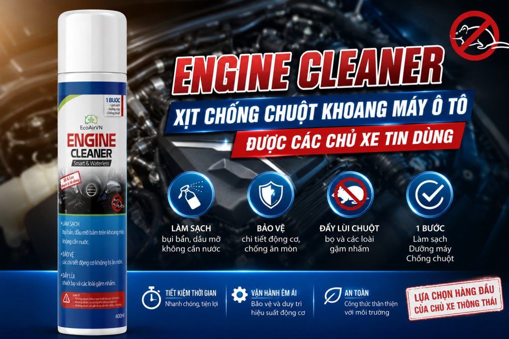 Xịt chống chuột ô tô có làm hỏng dây điện không?