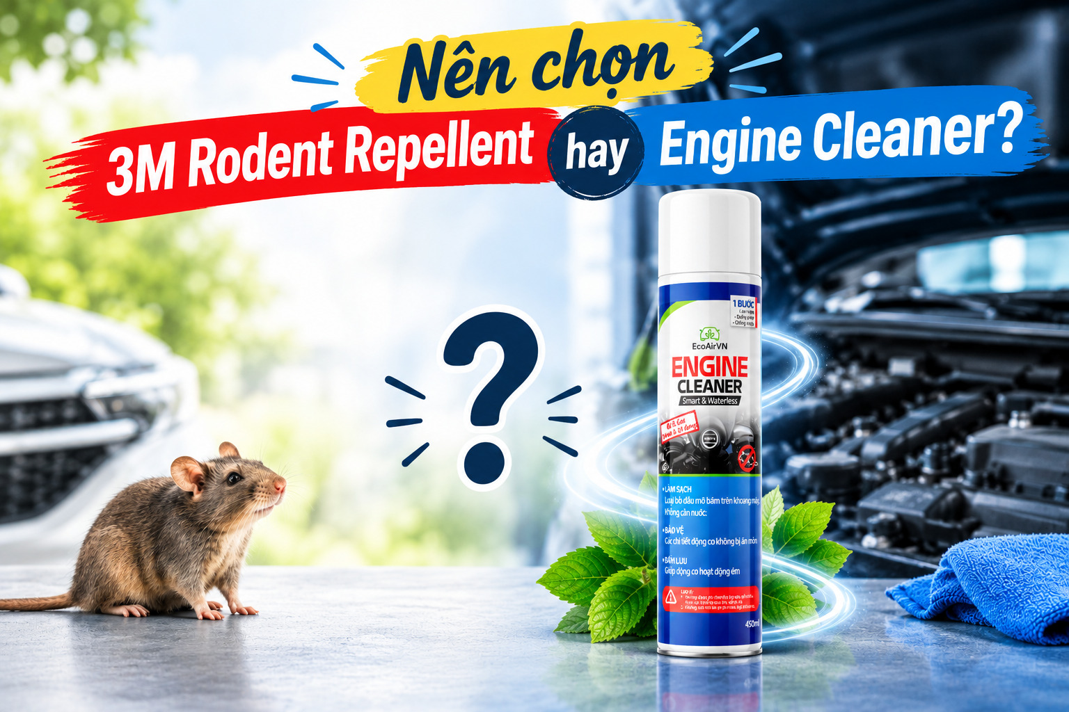Nên chọn 3M Rodent Repellent hay Engine Cleaner? 