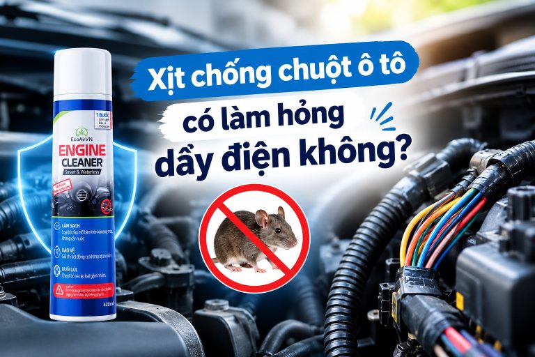 Xịt chống chuột ô tô có làm hỏng dây điện không?