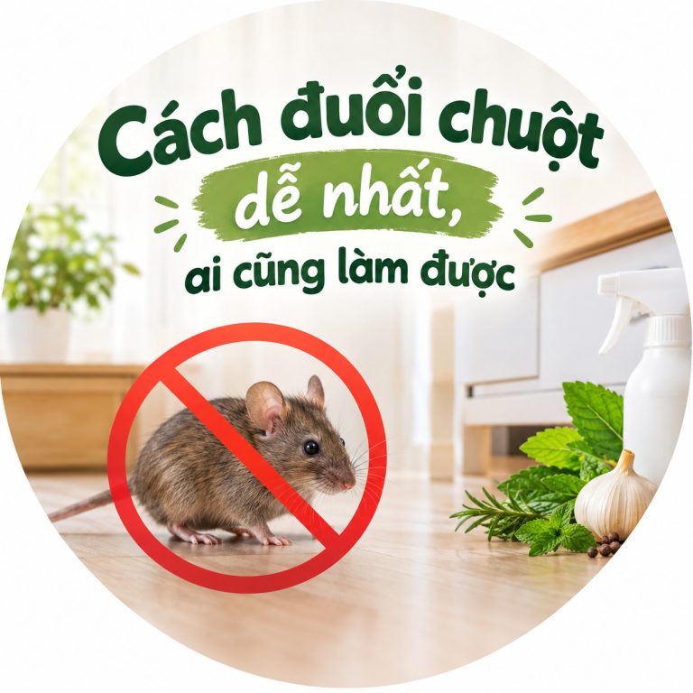 Cách đuổi chuột dễ nhất, ai cũng làm được